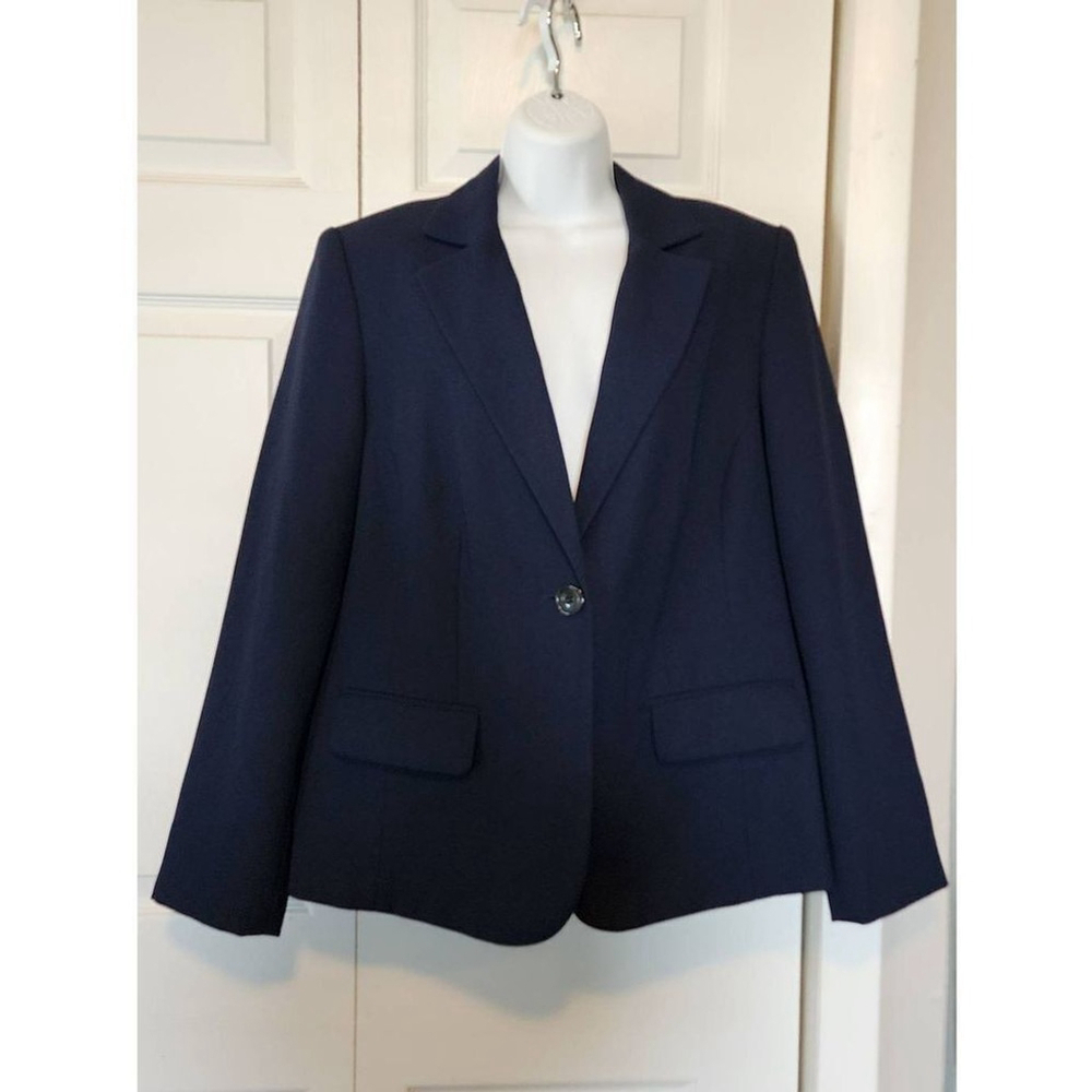 Karen Scott Navy Blue Blazer